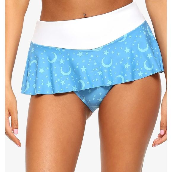 Sailor Moon Sailor Mercury Cosplay Swim Bottoms Size Medium - Picture 2 of 10